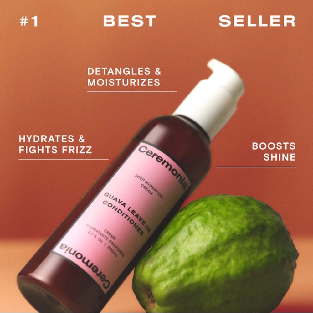 NEW Ceremonia Guava Hydrating Leave-In Conditioner